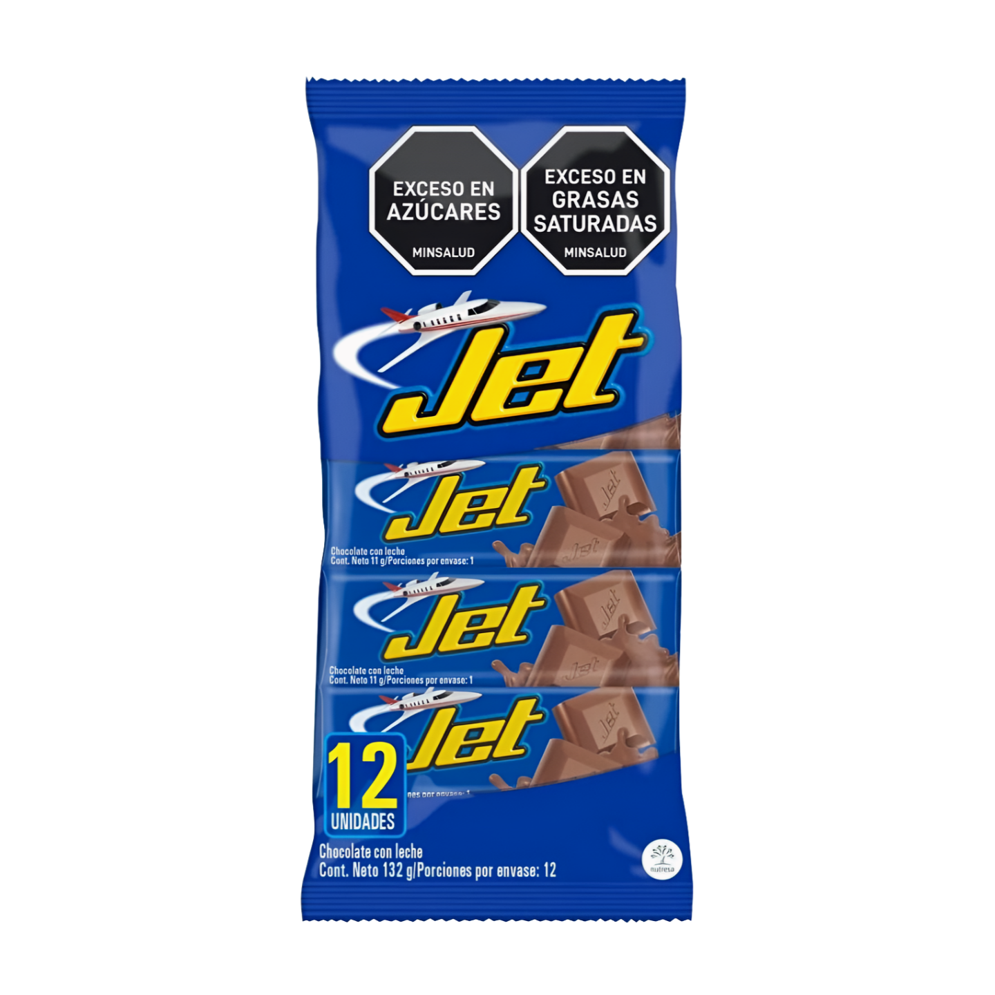 Chocolatina Jet 132 gr (12 unidades) - Image 1